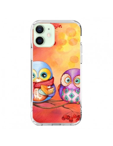 Cover iPhone 12 Mini Gufo Albero  - Annya Kai