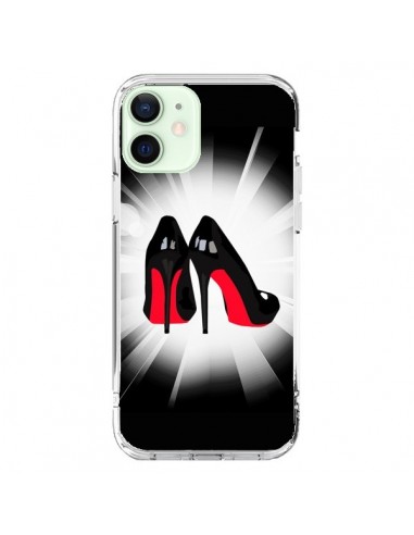 Coque iPhone 12 Mini Chaussures Semelles Rouges Red Soles Femme - Aurelie Scour