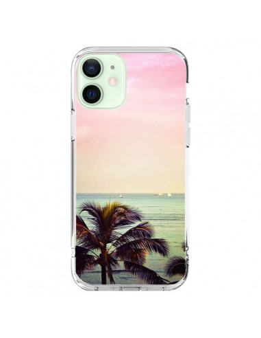 Coque iPhone 12 Mini Sunset Palmier Palmtree - Asano Yamazaki
