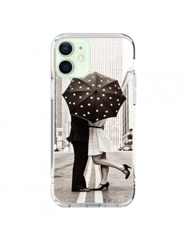 Coque iPhone 12 Mini Secret under Umbrella Amour Couple Love - Asano Yamazaki