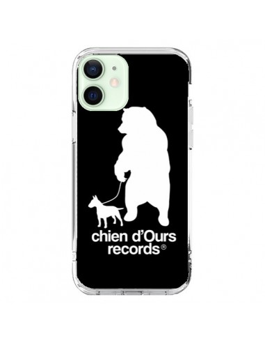 Coque iPhone 12 Mini Chien d'Ours Records Musique - Bertrand Carriere