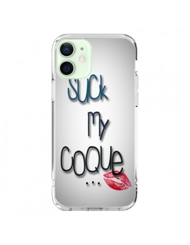 Coque iPhone 12 Mini Suck my Coque iPhone 6 et 6S Lips Bouche Lèvres - Bertrand Carriere