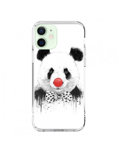 Coque iPhone 12 Mini Clown Panda - Balazs Solti