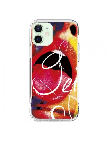 Coque iPhone 12 Mini Get Bouche Sexy - Brozart