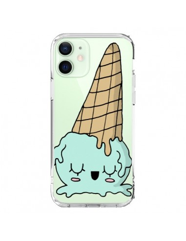 Coque iPhone 12 Mini Ice Cream Glace Summer Ete Renverse Transparente - Claudia Ramos