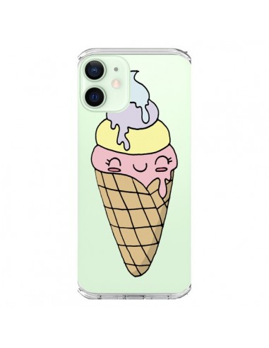 Coque iPhone 12 Mini Ice Cream Glace Summer Ete Parfum Transparente - Claudia Ramos