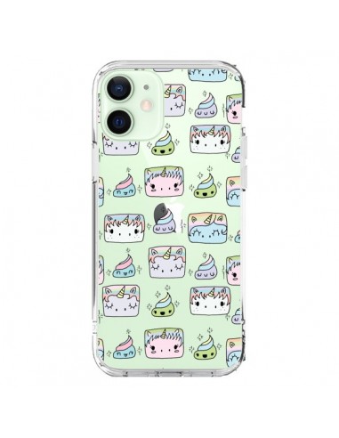 Coque iPhone 12 Mini Licorne Unicorn Cute Swag Transparente - Claudia Ramos