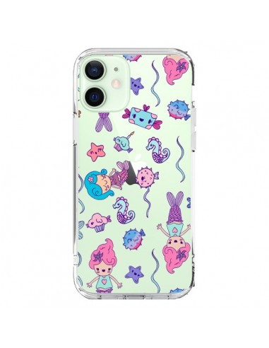 Cover iPhone 12 Mini Sirenetta Oceano Trasparente - Claudia Ramos