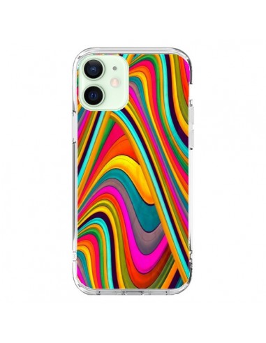 Coque iPhone 12 Mini Acid Vagues - Danny Ivan