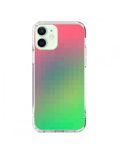 Coque iPhone 12 Mini Gradient Pixel - Danny Ivan