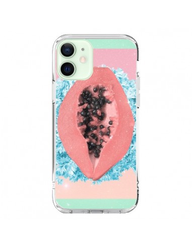 Coque iPhone 12 Mini Papaya Rocks Fruit - Danny Ivan
