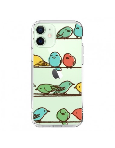 Coque iPhone 12 Mini Oiseaux Birds Transparente - Eric Fan