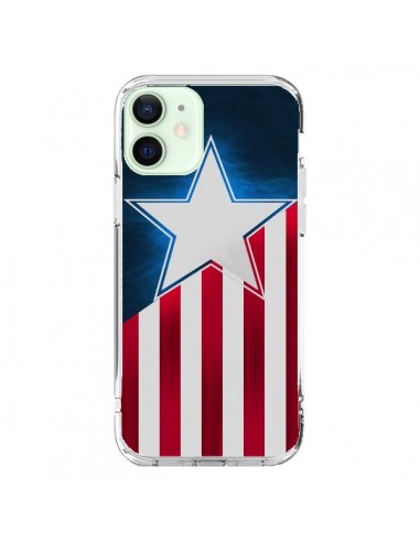 Coque iPhone 12 Mini Captain America - Eleaxart