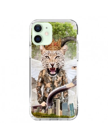 Coque iPhone 12 Mini Hear Me Roar Leopard - Eleaxart