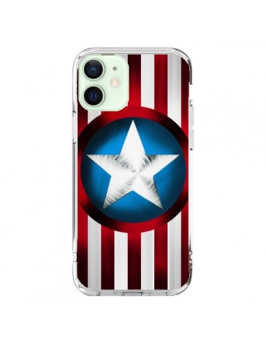 Coque iPhone 12 Mini Captain America Great Defender - Eleaxart