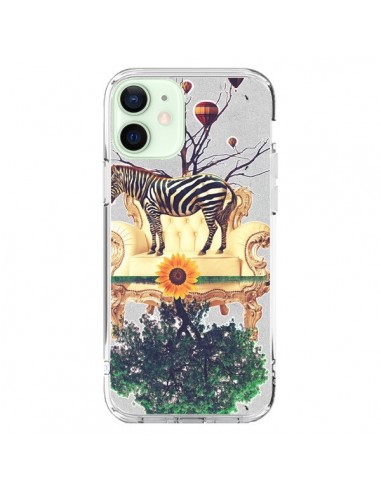 iPhone 12 Mini Case Zebra The World - Eleaxart