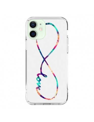 Coque iPhone 12 Mini Love Forever Infini Couleur - Eleaxart