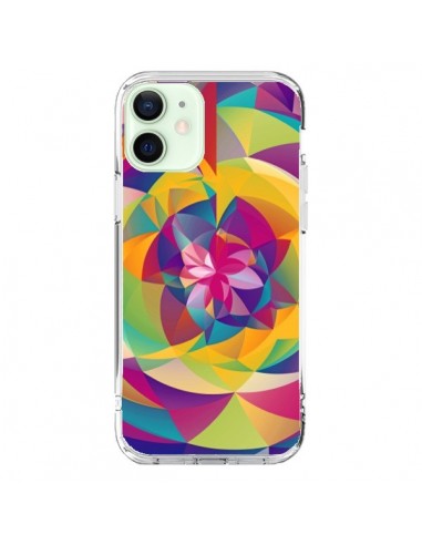 Coque iPhone 12 Mini Acid Blossom Fleur - Eleaxart