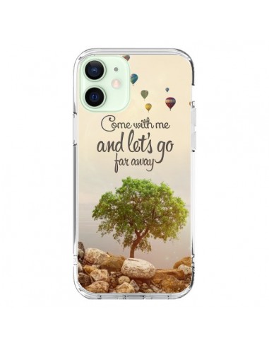 Coque iPhone 12 Mini Let's Go Far Away Ballons - Eleaxart