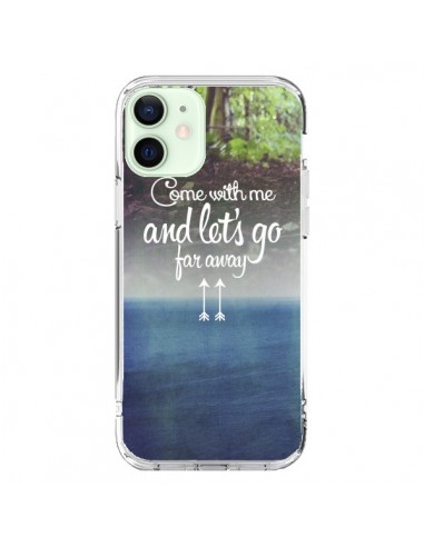 Coque iPhone 12 Mini Let's Go Far Away Forest Foret - Eleaxart