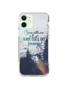 iPhone 12 Mini Case Let's Go Far Away Snow - Eleaxart