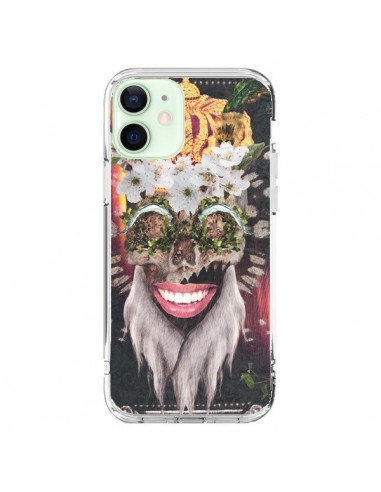 iPhone 12 Mini Case My Best King Monkey Crown - Eleaxart