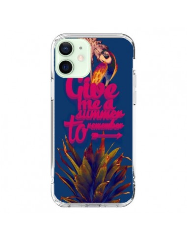 Coque iPhone 12 Mini Give me a summer to remember souvenir paysage - Eleaxart