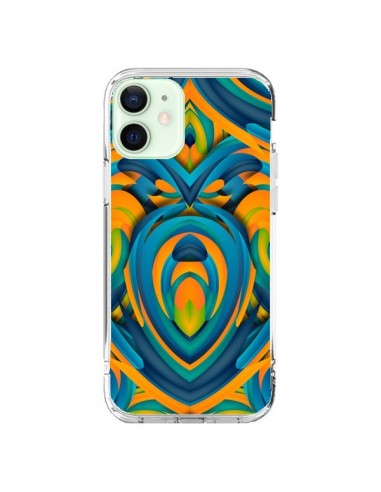 iPhone 12 Mini Case Heart Aztec - Eleaxart