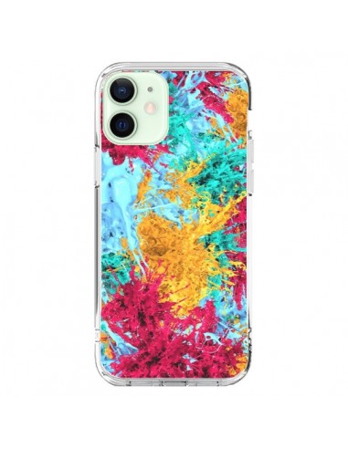 iPhone 12 Mini Case Splash Paint - Eleaxart