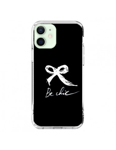 Coque iPhone 12 Mini Be Chic Noeud Papillon Blanc -  Léa Clément