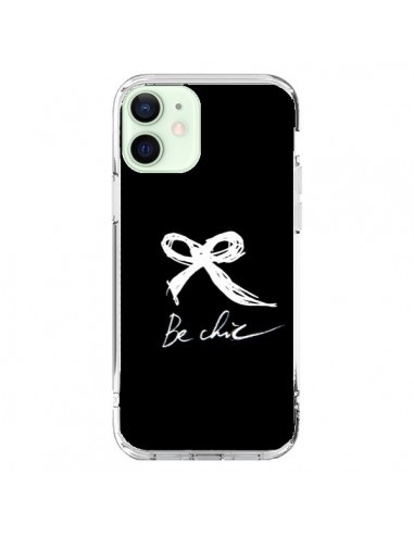 iPhone 12 Mini Case Be Chic White Bow Tie - Léa Clément