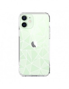Cover iPhone 12 Mini Linee Griglia Triangles Grid...