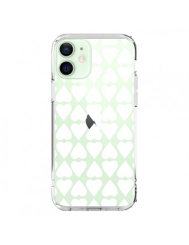iPhone 12 Mini Case Heart White Clear - Project M