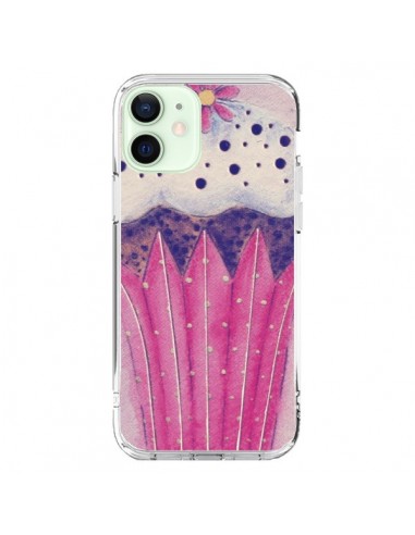 Cover iPhone 12 Mini Cupcake Rosa - Irene Sneddon