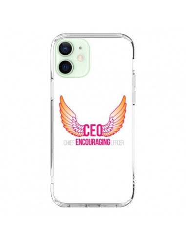 iPhone 12 Mini Case CEO Chief Encouraging Officer Pink - Shop Gasoline