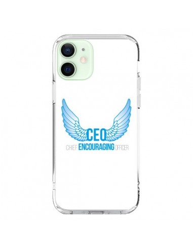 Coque iPhone 12 Mini CEO Chief Encouraging Officer Bleu - Shop Gasoline