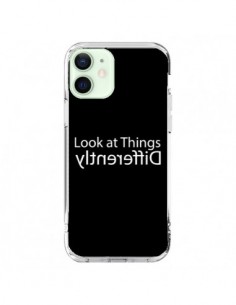 Cover iPhone 12 Mini Look at Different Things Bianco -...