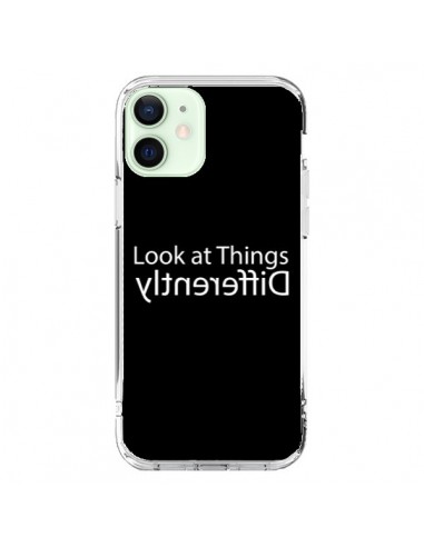 Coque iPhone 12 Mini Look at Different Things White - Shop Gasoline