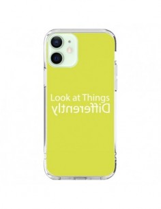 iPhone 12 Mini Case Look at Different Things Yellow -...