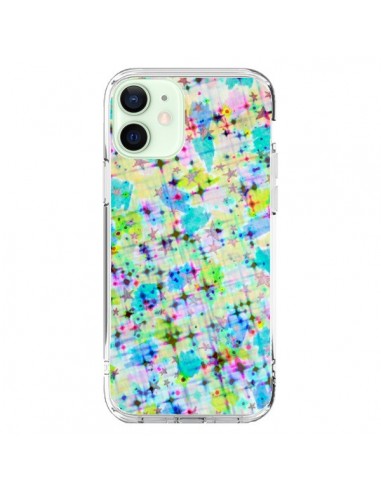 Coque iPhone 12 Mini Stars Etoiles Bleues - Ebi Emporium