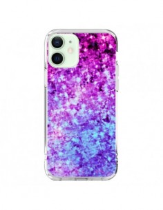 Cover iPhone 12 Mini Galaxy Paillettes Brillantini - Ebi...