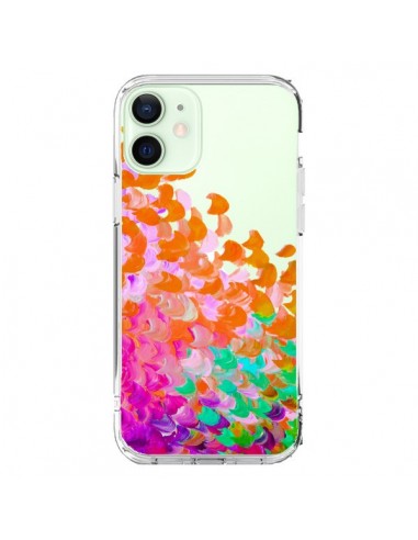 Coque iPhone 12 Mini Creation in Color Orange Transparente - Ebi Emporium