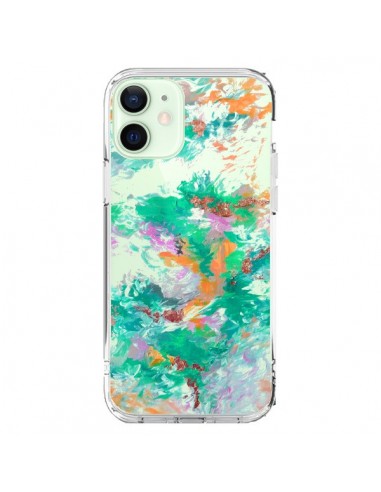 Coque iPhone 12 Mini Mermaid Sirene Fleur Flower Transparente - Ebi Emporium