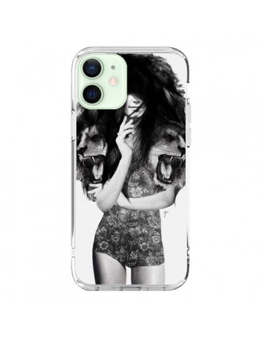 Coque iPhone 12 Mini Femme Lion - Jenny Liz Rome