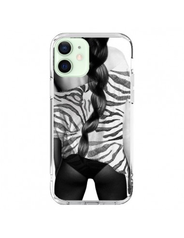 Coque iPhone 12 Mini Femme Zebre - Jenny Liz Rome