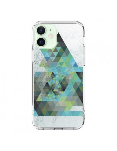 Coque iPhone 12 Mini Azteque Gheo Vert - Javier Martinez