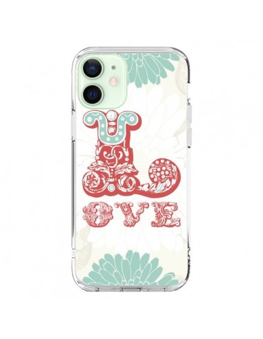 iPhone 12 Mini Case Love Flowersto - Javier Martinez