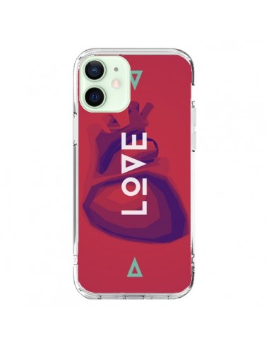 iPhone 12 Mini Case Love Heart Triangle - Javier Martinez