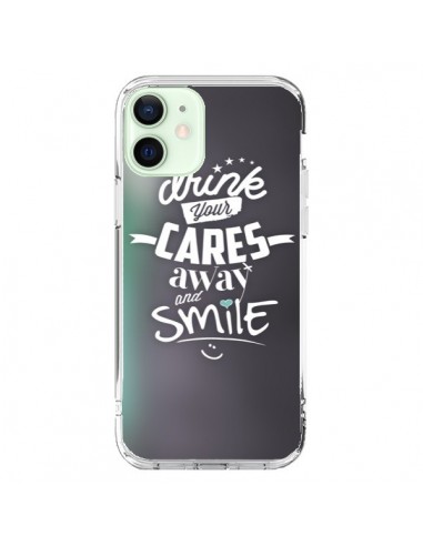 Coque iPhone 12 Mini Drink Gris - Javier Martinez