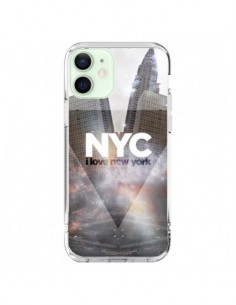 iPhone 12 Mini Case I Love New York City Grey - Javier...